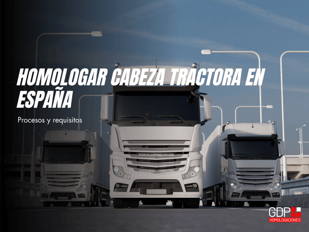 Homologar cabeza tractora