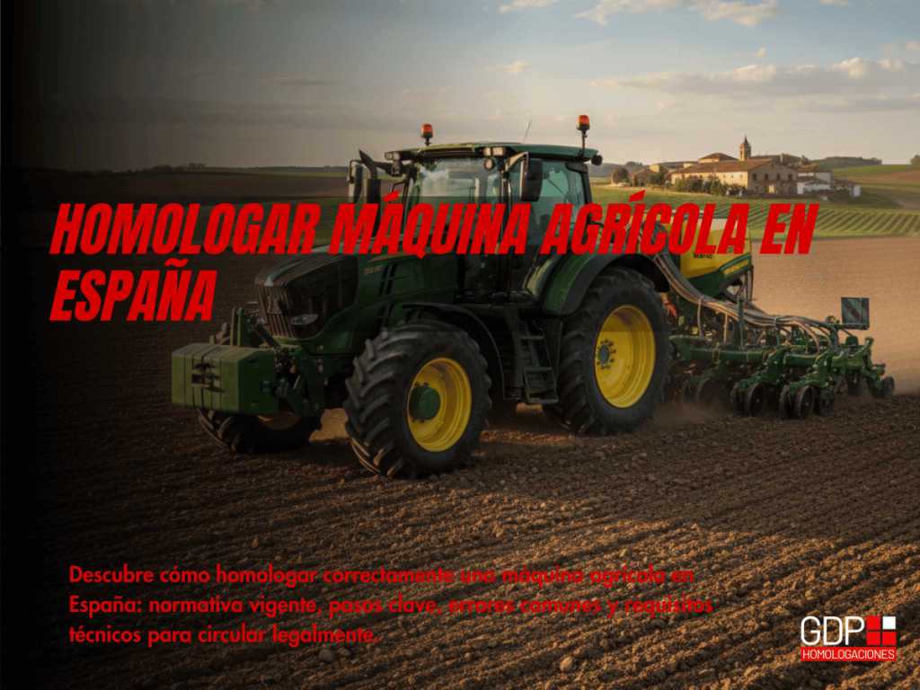 Homologar máquina agrícola en España